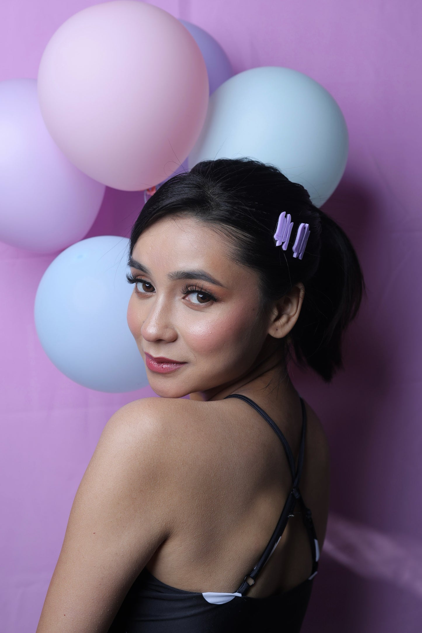 LILAC ABSTRACT HAIR ACCESSORY - Quirkee